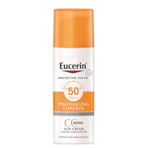 Eucerin Protector Solar Photoaging 50+ con color 50ml