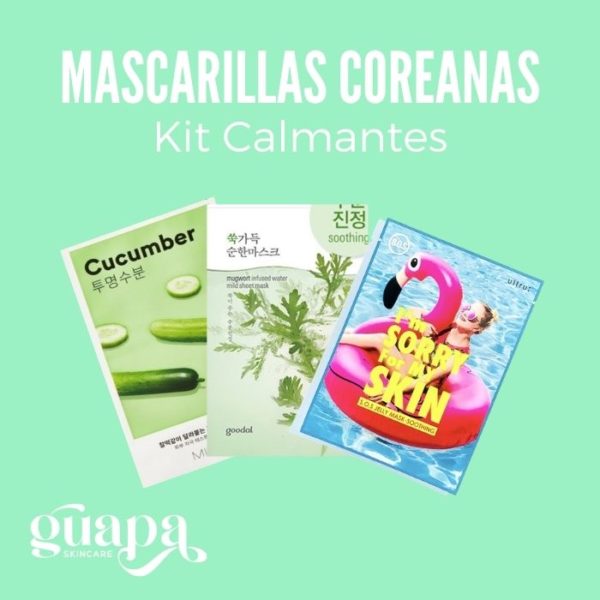 Mascarillas Coreanas Kit Calmantes