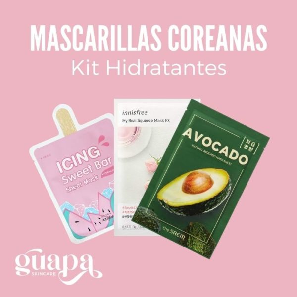 Mascarillas Coreanas Kit Hidratantes